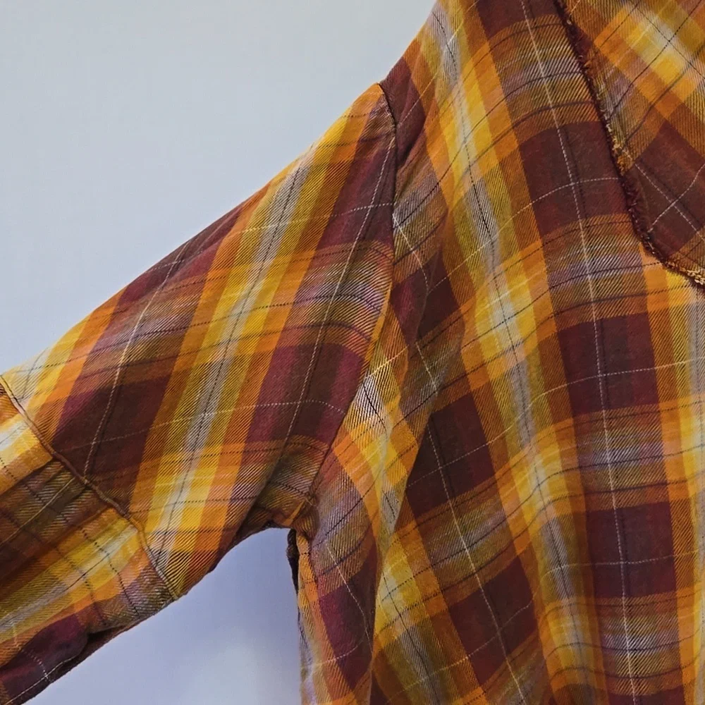 Free People We The‎ Free Kyoto Oversized Double Cloth Swing Flannel XS